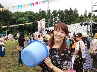 発表後、ステージ前で(^^)