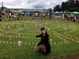 キャンドルアート、素敵でした☆