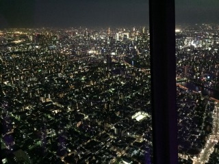 真ん中に東京タワーが！感動！