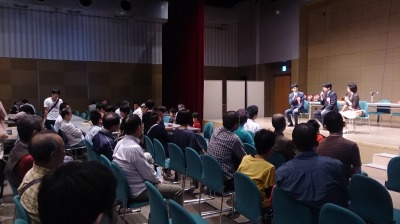トークショーも!棋士の皆さんはお話も面白い
