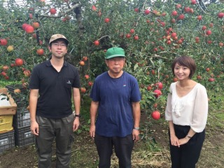 ハイネットのサービスを利用している小沢田さんの農園にお邪魔しました。ありがとうございました。