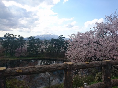 岩木山もくっきり