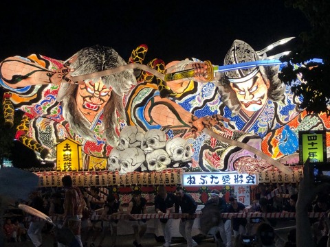 ねぶた愛好会『土蜘蛛 』(作:諏訪慎さん)