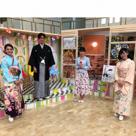 先川さん、小野寺アナと♪